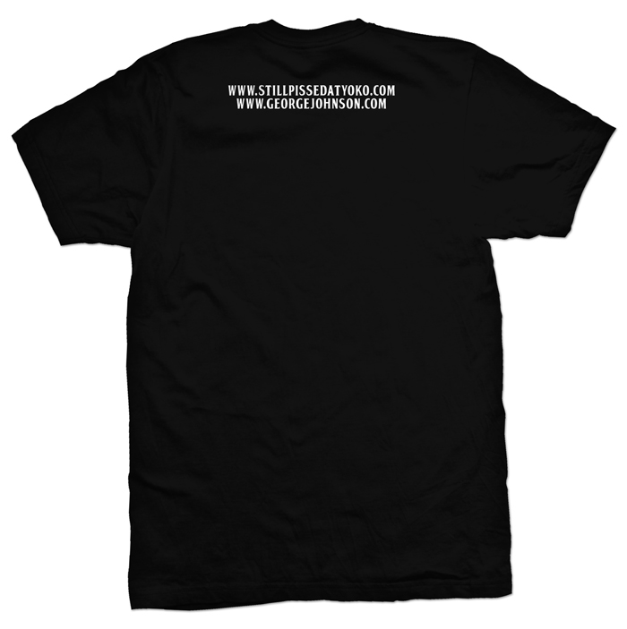 Still Pissed at Yoko Unisex Black T-shirt | Still Pissed at Yoko